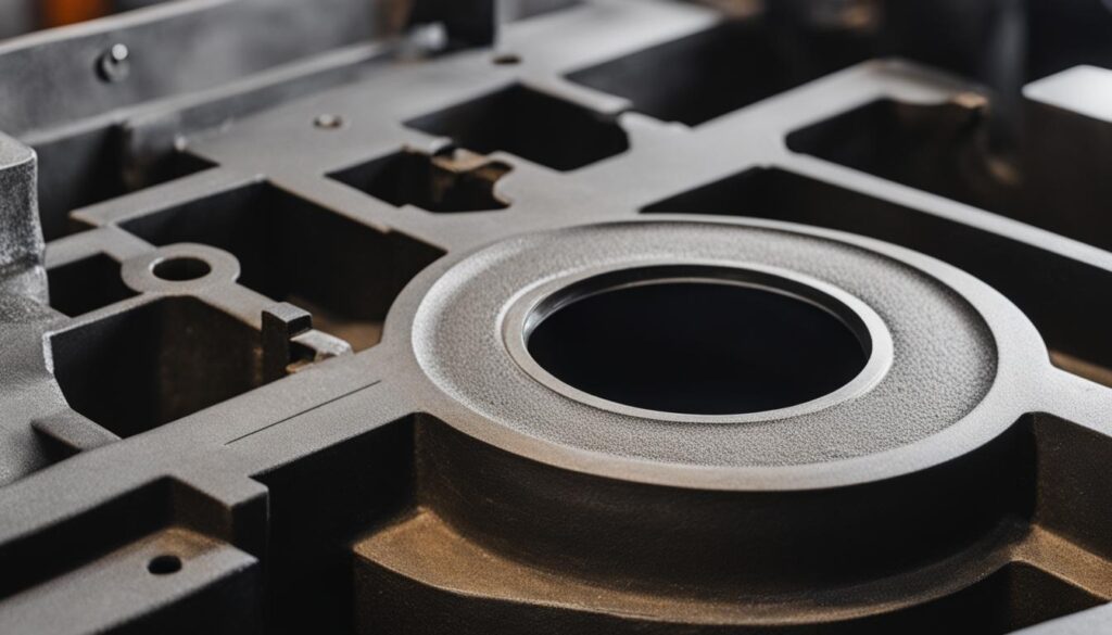Verschidden Aarte vu mëttel- a grousse Duistil Eisen Casting, resin Sandprozess, Insulatiounszäit fir d'Sandkëscht no Paper