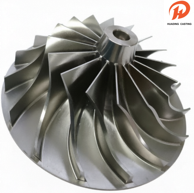 Präzisioun CNC Machined Zentrifugalkompressor Impellers