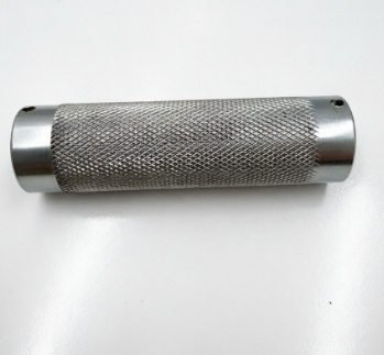 Präzisioun machinéierte Metallknurled Grëff